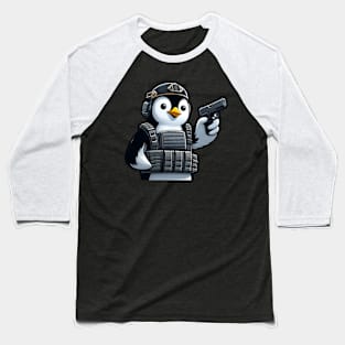 Tactical penguin Baseball T-Shirt